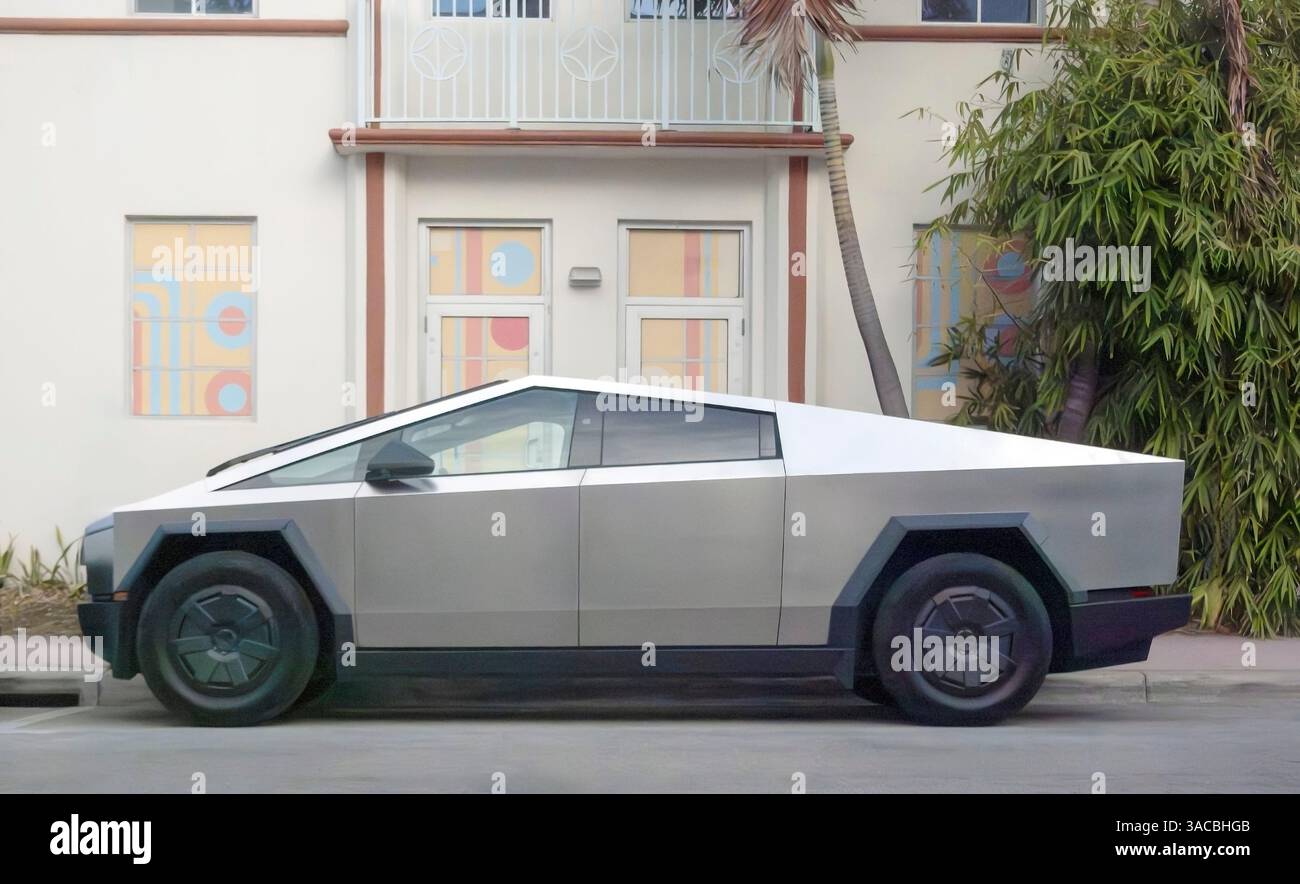 Tesla Cybertruck Stockfoto