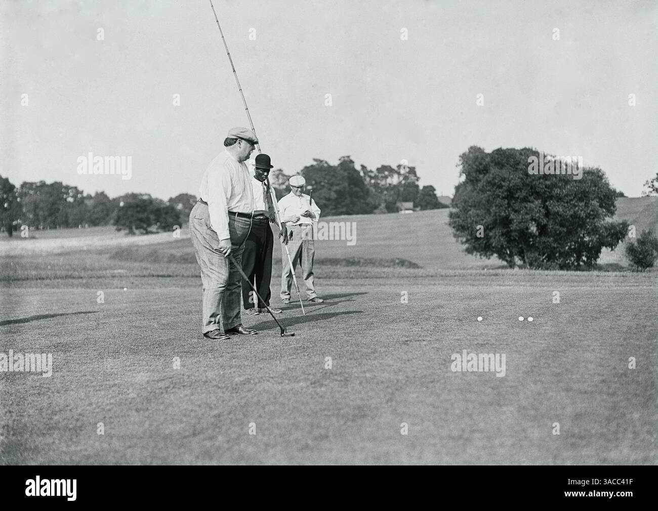 Präsident William Howard Taft spielt Golf 1922. Stockfoto