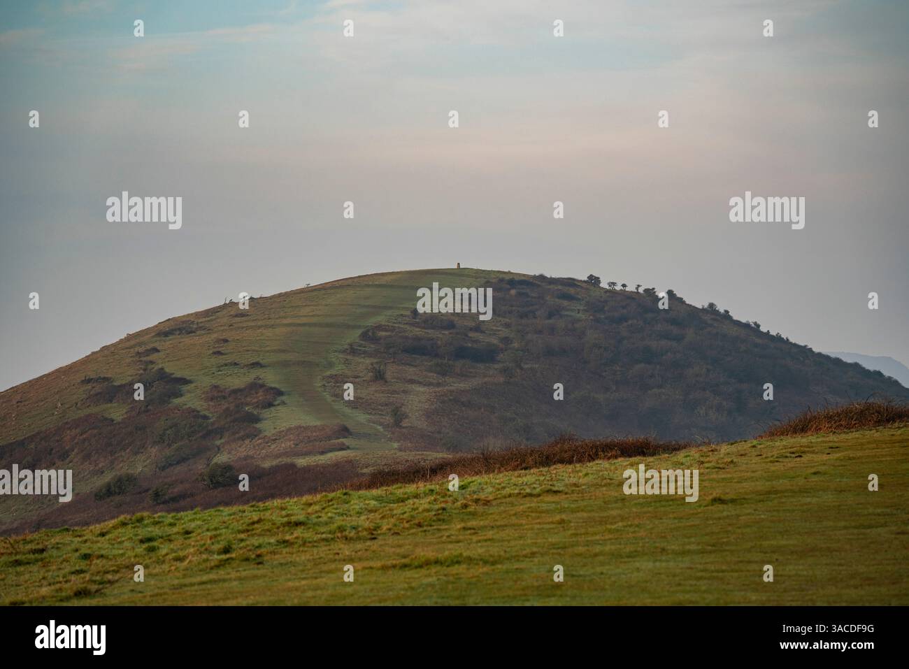 Allgemeiner Blick über Brean hinunter mit Blick auf den Bristol Channel und Break Down Fort. Stockfoto