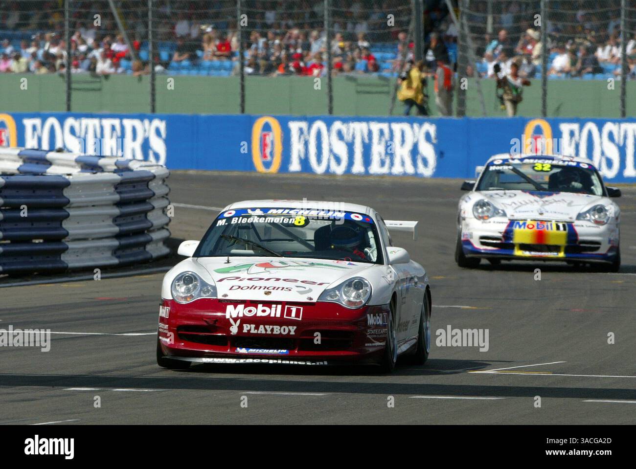 Michael Bleekemolen (NED) Team Bleekemolen..Porsche Supercup, Rd7, Silverstone, England, 20. Juli 2003..DIGITALES BILD (Credit Image: ©Sutton Motorsports/ZUMA Press) Stockfoto