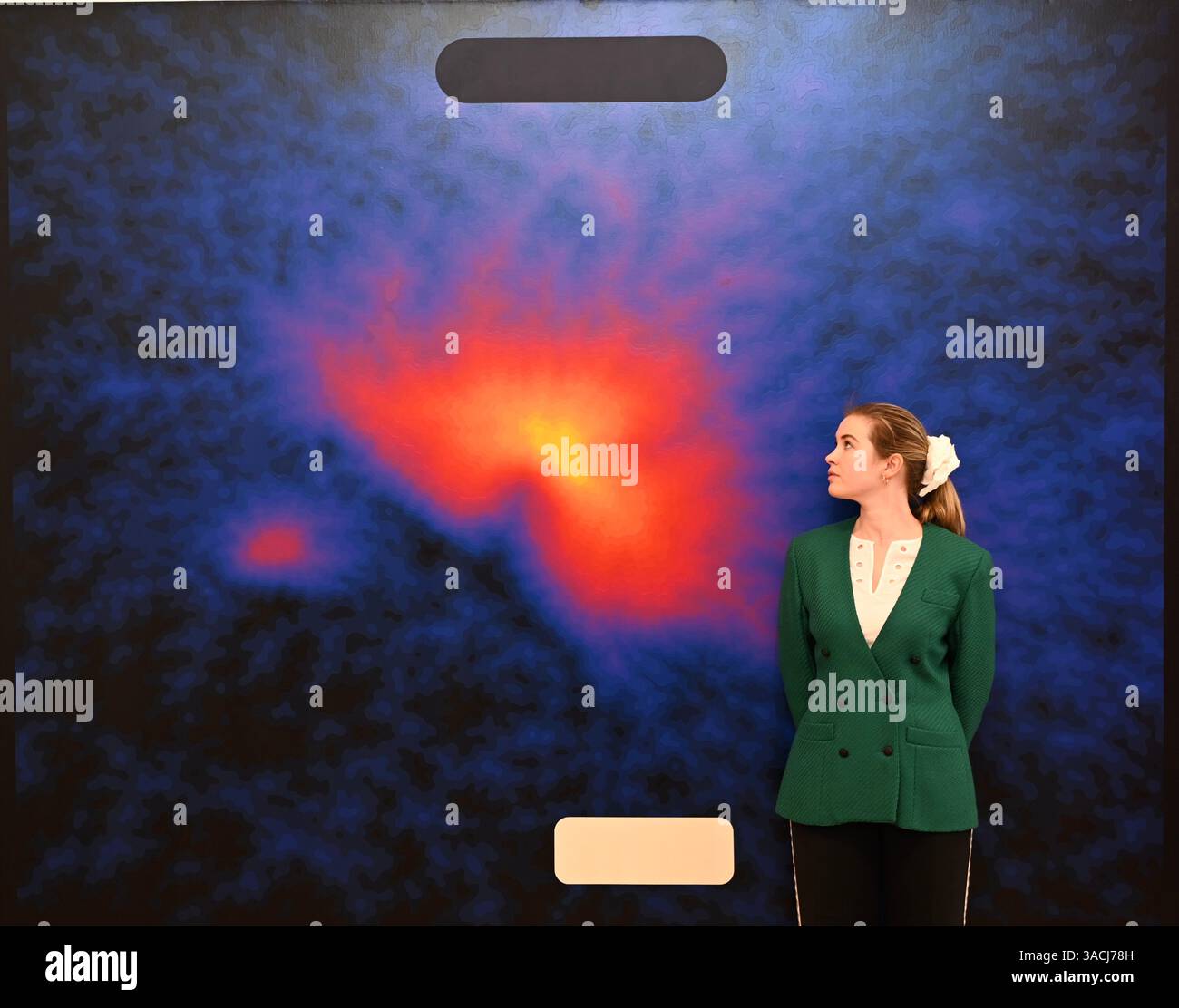 Höhepunkte in den Phillips London Galleries am Berkeley Square vor der Auktion New Now , Modern & Comtemporary Art am 10. April 2025 ... Stockfoto