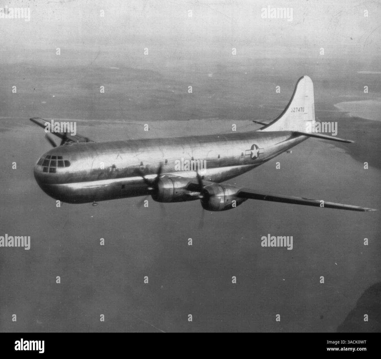 Transport der US-Armee vom Typ "fehlt". März 1945. (Foto von Australian Associated Press). Stockfoto