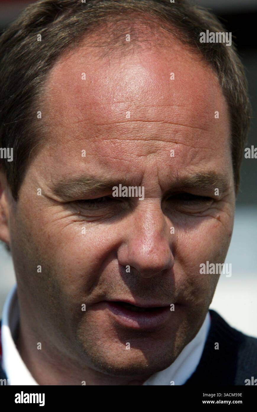 Gerhard Berger (AUT) ehemaliger Grand-Prix-Fahrer...Formel-1-Weltmeisterschaft, RD4, Grand Prix von San Marino, Imola, Italien, 18. April 2003...DIGITALES BILD (Bild: ©Sutton Motorsports/ZUMA Press) Stockfoto
