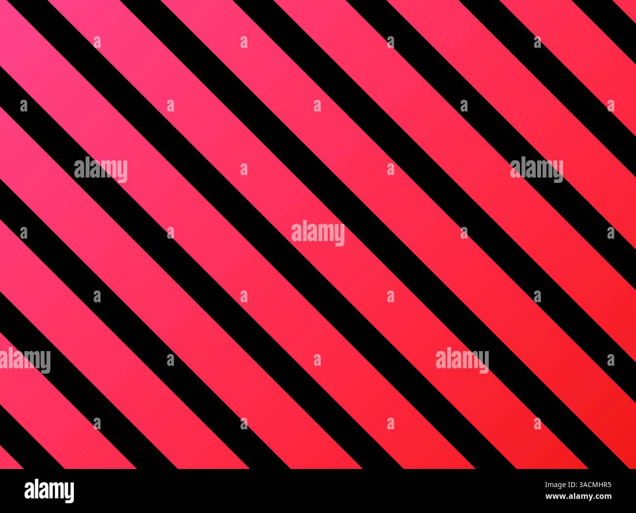 Gestreifter Hintergrund mit schwarzen und rot-rosa Streifen Stockfoto