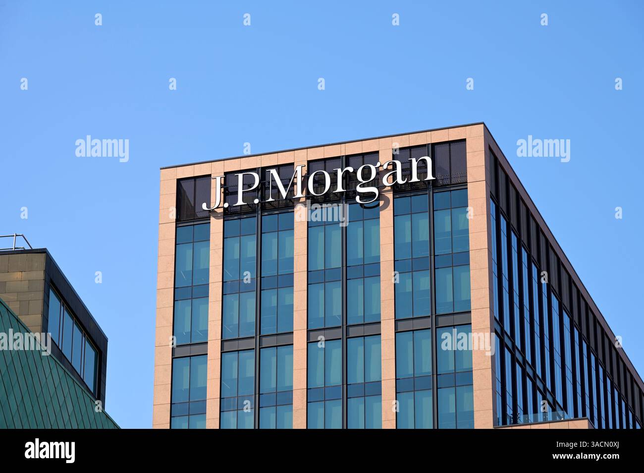 J.P. Morgan Bürogebäude, Glasgow, Schottland, Großbritannien, Europa Stockfoto