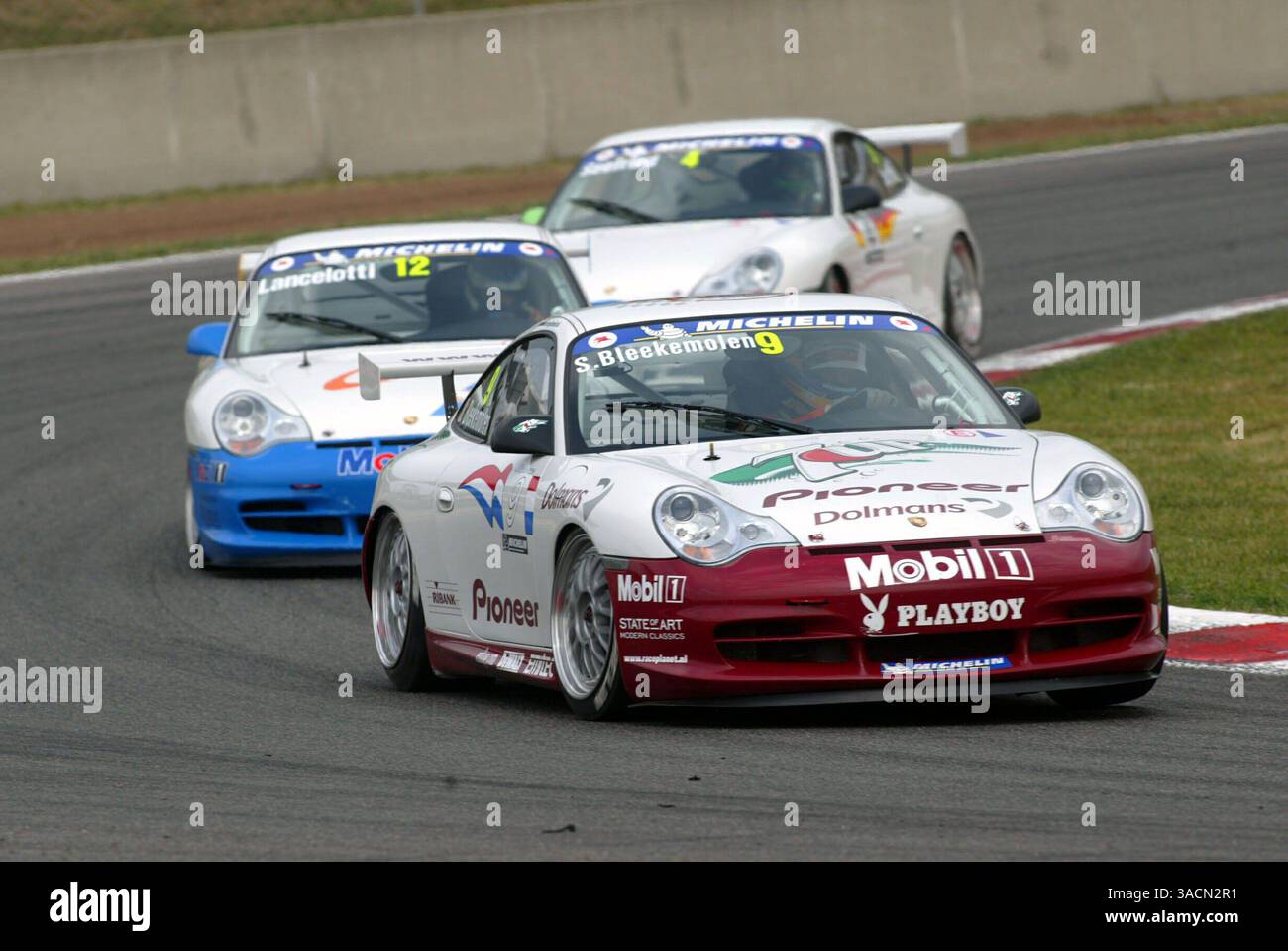 Sebastiaan Bleekemolen (NED) Team Bleekemolen..Porsche Supercup, RD2, Barcelona, Spanien, 4. Mai 2003..DIGITALES BILD (Credit Image: ©Sutton Motorsports/ZUMA Press) Stockfoto