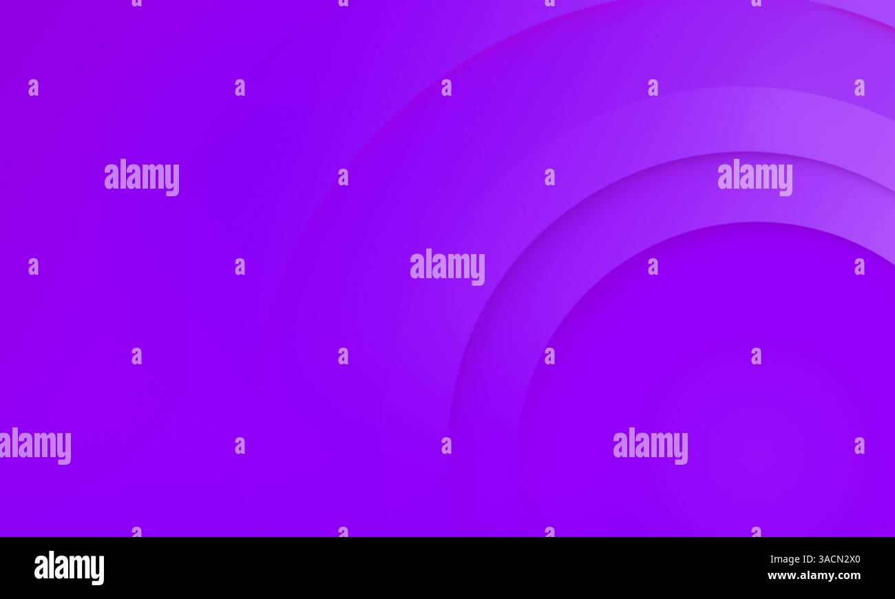Abstrakter Hintergrund von mehrschichtigen lila Kreisen. Abstraktes, hochauflösendes, kreisförmiges Hintergrundmuster mit Kopierraum. Stockfoto