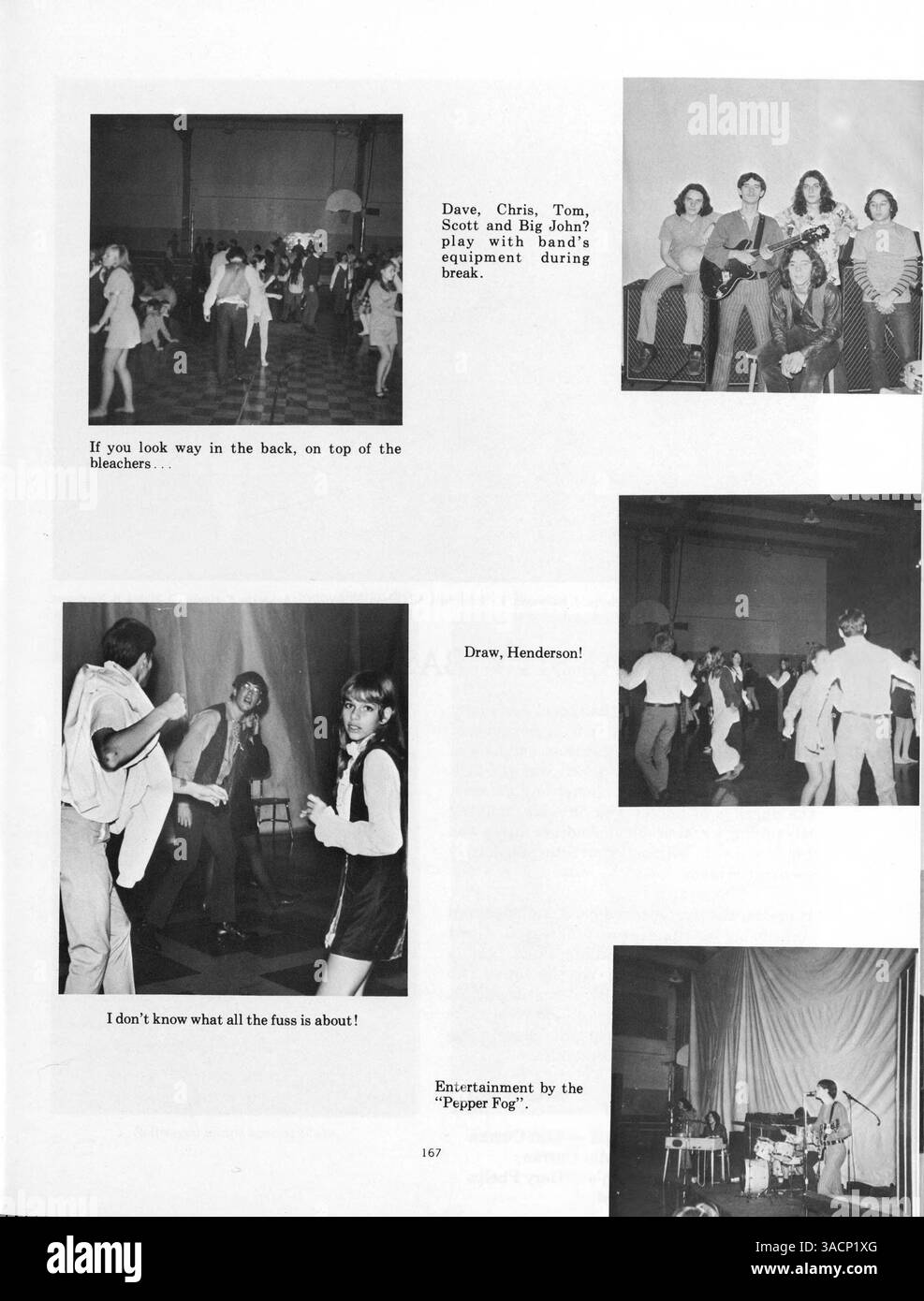 Das Breck Yearbook 1970 beleuchtet das Schuljahr 1969-1970, einschließlich der Profile von Schülern, Lehrern, Sportmannschaften, Vereinen und großen Veranstaltungen an der Breck School. Stockfoto