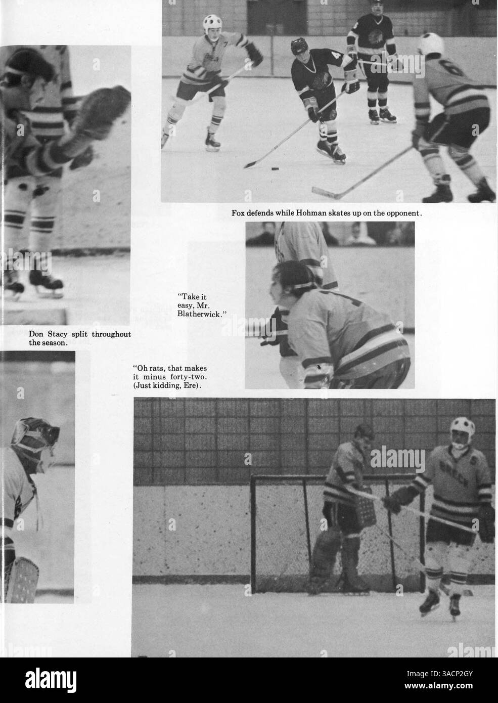 Dieses Breck Jahrbuch 1970 dokumentiert die Ereignisse, Schüler, Lehrer, Leichtathletik und außerschulische Aktivitäten während des Schuljahres 1969-1970 an der Breck School. Stockfoto