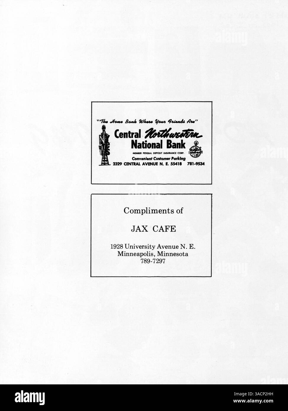 Das Breck Yearbook 1970 enthält die wichtigsten Veranstaltungen, Vereine, Sportprogramme und Profile von Schülern und Lehrern aus dem Schuljahr 1969-1970 an der Breck School. Stockfoto