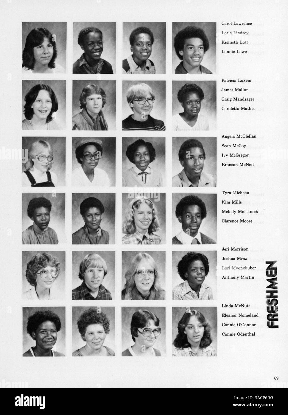 Polaris, das Jahrbuch 1981 der North High School, beleuchtet die Leistungen der Schüler, sportliche Teams, Vereine und wichtige Ereignisse des Schuljahres 1980-1981. Stockfoto