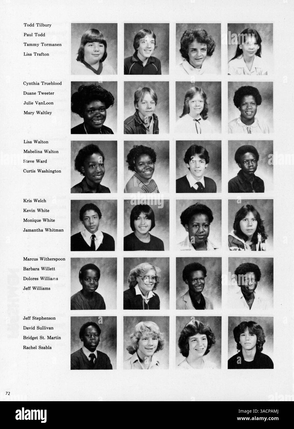 Das Polaris Jahrbuch 1981 der North High School zeichnet die Schüler, Lehrer, Vereine, Leichtathletik und Veranstaltungen des akademischen Jahres 1980-1981 auf. Stockfoto