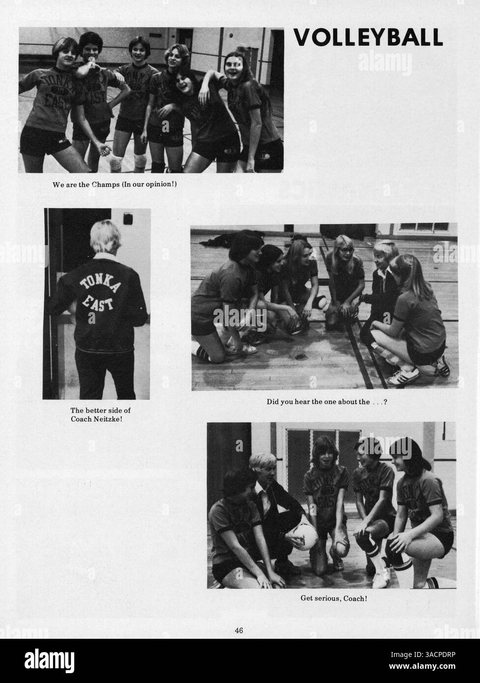 Das Minnetonka East Jr. Das High Yearbook von 1978 erfasst die Höhepunkte des Schuljahres und dokumentiert Schüler, Lehrkräfte, Leichtathletik und wichtige Schulveranstaltungen von 1977 bis 1978. Stockfoto