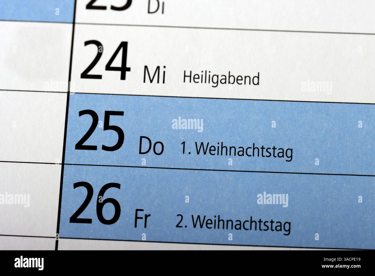 Weihnachten, das fest der Geburt Christi Stockfoto