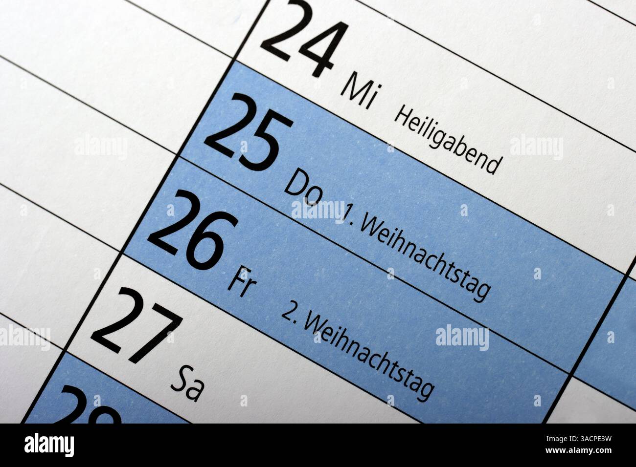 Weihnachten, das fest der Geburt Christi Stockfoto