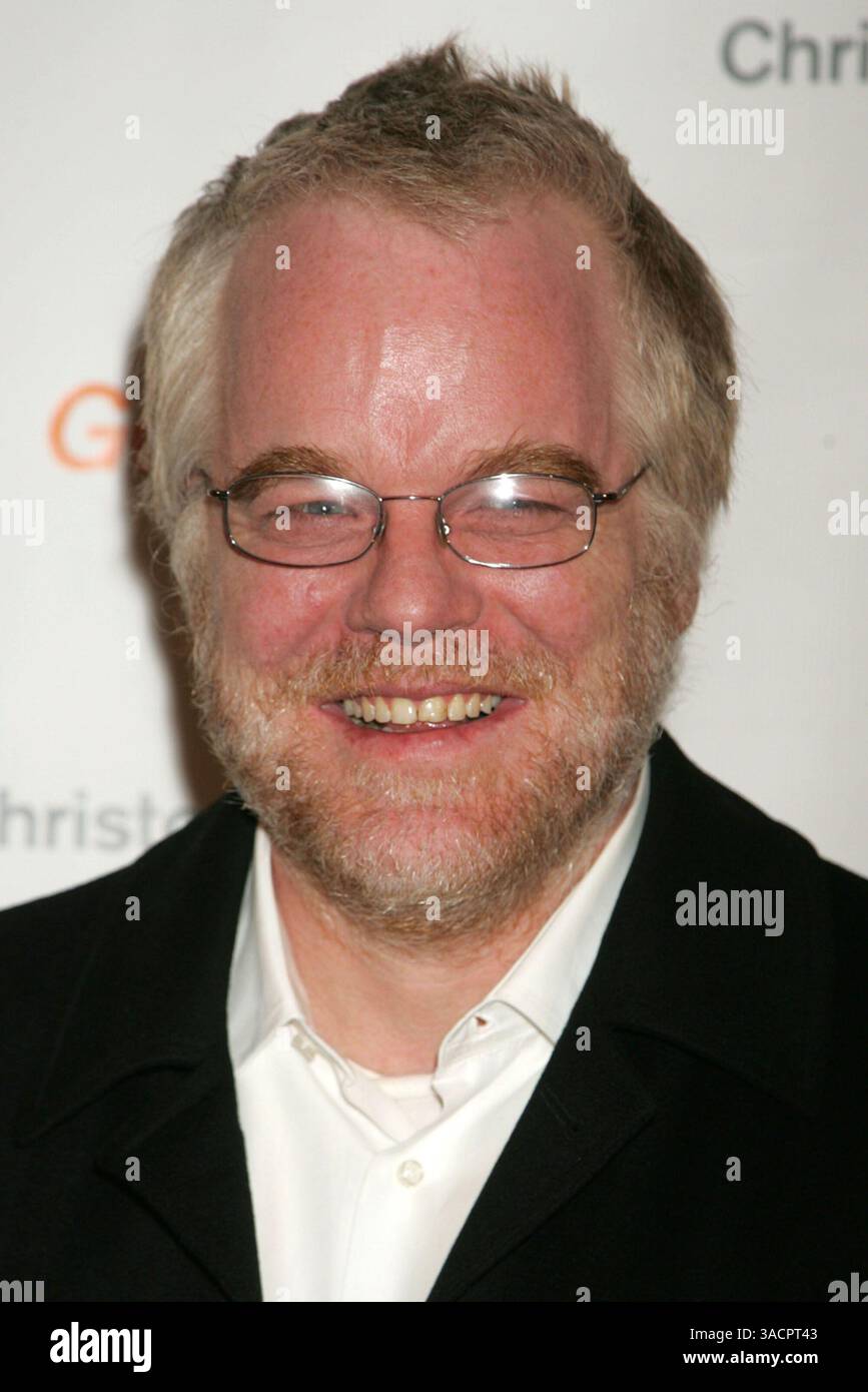 12. November 2007 - New York, NY, USA - Schauspieler PHILIP SEYMOUR HOFFMAN bei der Gala "A Magical Evening" zugunsten der Christopher and Dana Reeve Foundation im Marriot Marquis Hotel. (Kreditbild: Stockfoto
