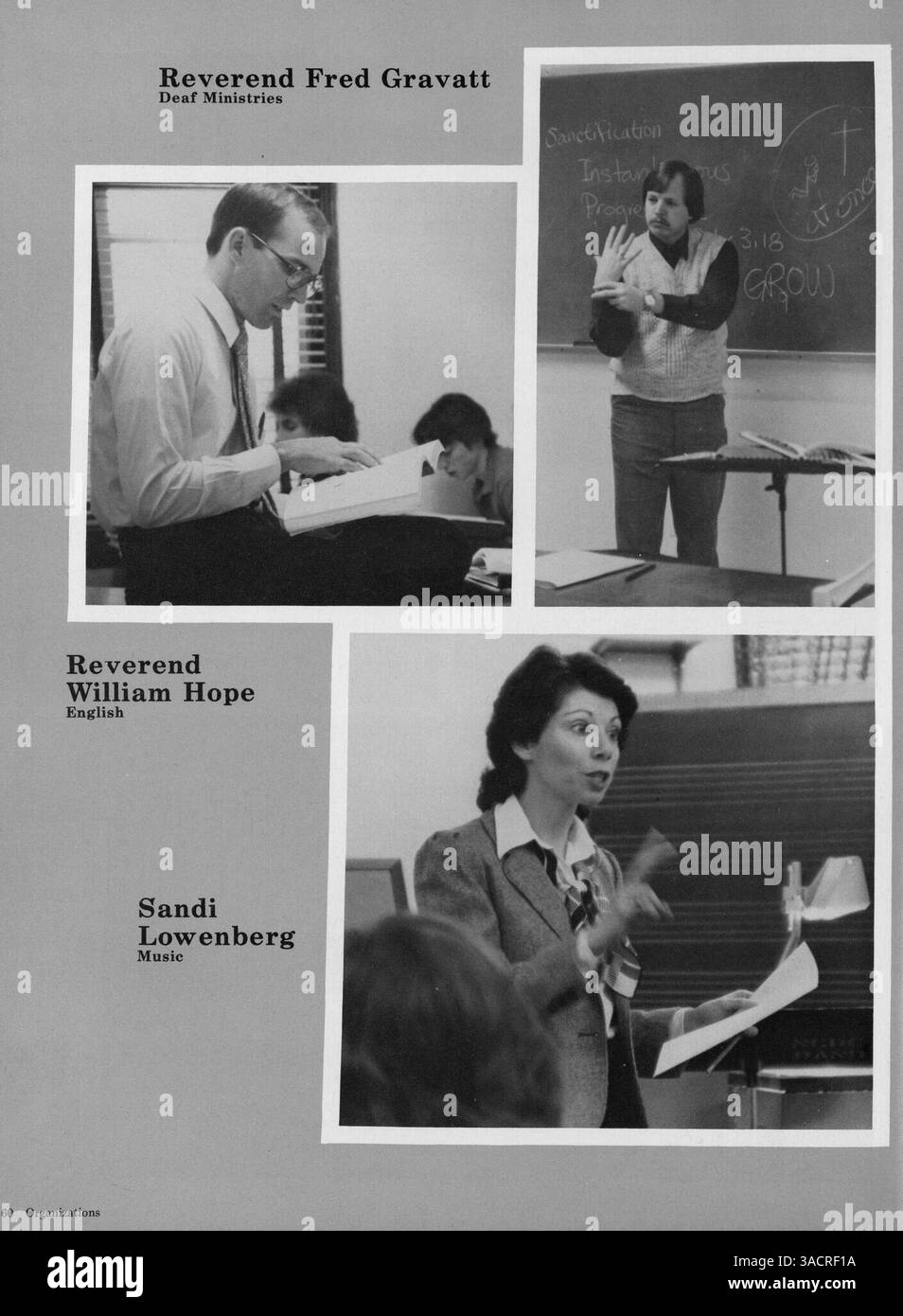 Dieses Jahrbuch von 1983 bietet einen umfassenden Einblick in das akademische Jahr 1982-1983, einschließlich der Leistungen von Studierenden und Dozenten, sowie wichtige institutionelle Ereignisse, die das Wachstum der Hochschule kennzeichneten. Stockfoto