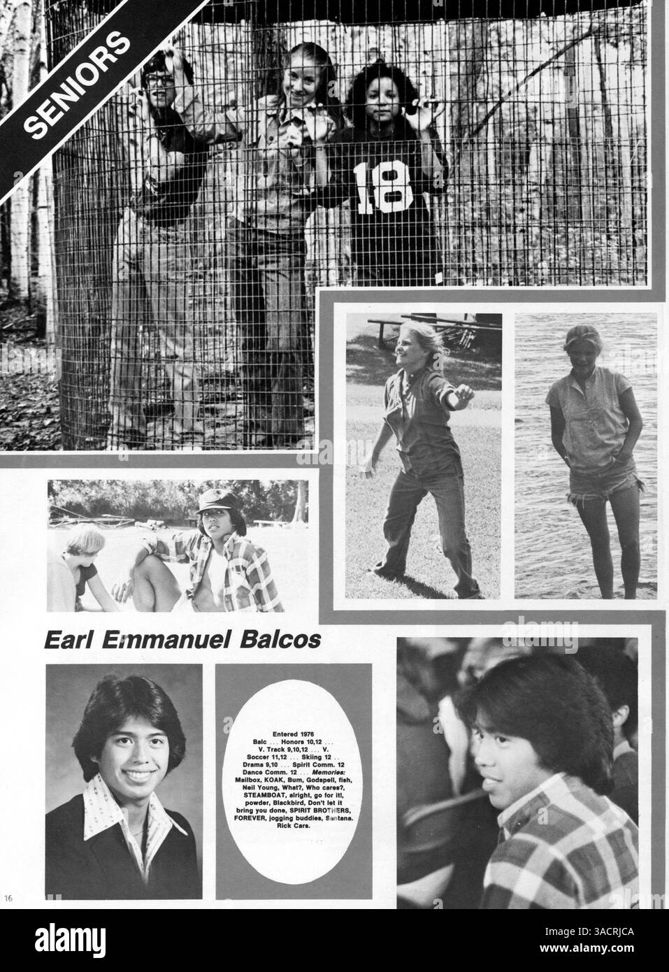 Dieses Breck Jahrbuch 1980 spiegelt die wichtigsten Momente des akademischen Jahres wider und enthält Porträts von Schülern, Lehrern, Leichtathletik und anderen schulbezogenen Veranstaltungen. Stockfoto