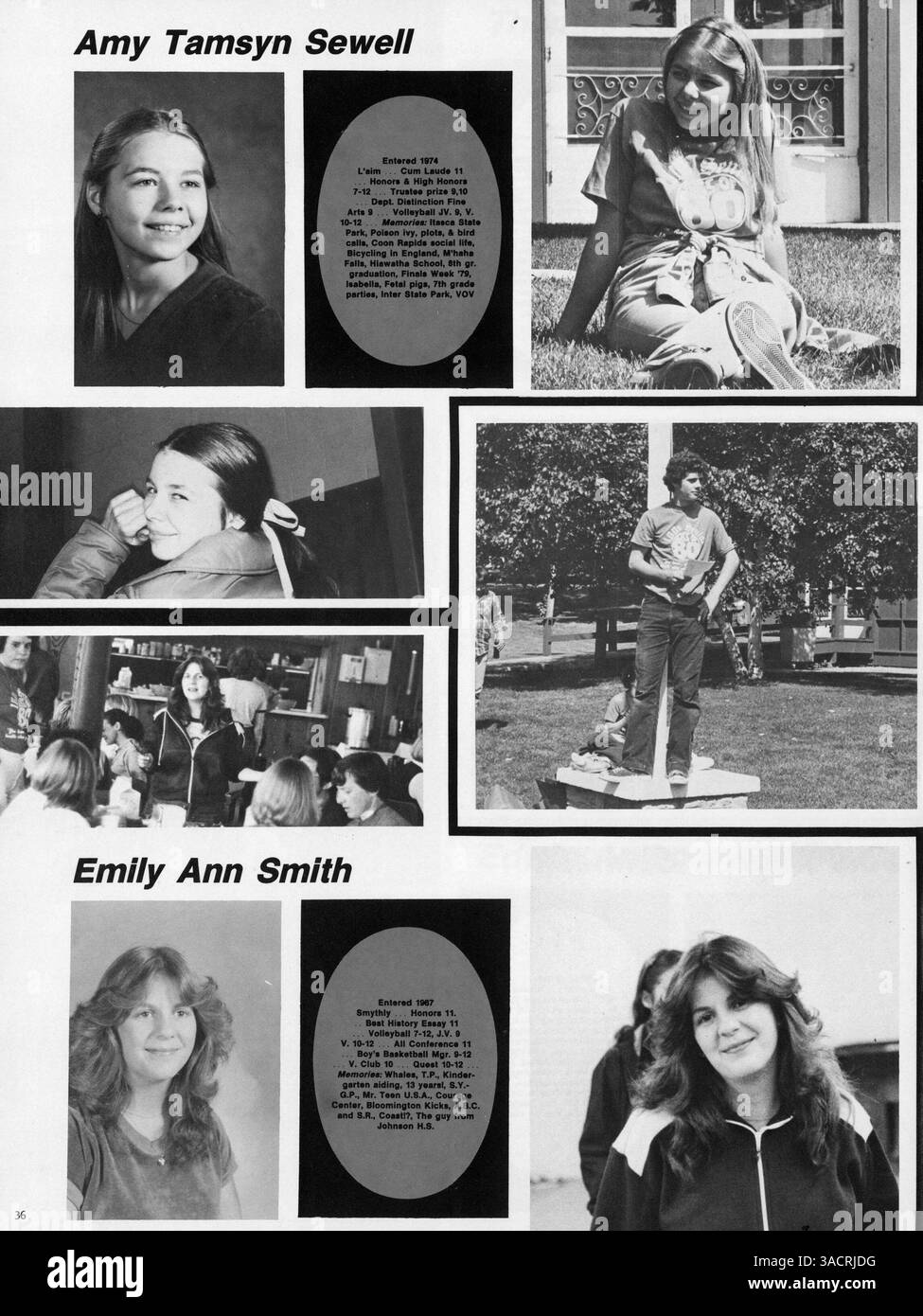 In diesem Breck Jahrbuch 1980 werden die Meilensteine des Schuljahres 1979-1980 vorgestellt. Hier werden Schülerporträts, Leistungen der Lehrkräfte sowie die Themen Sport- und Vereinsaktivitäten vorgestellt. Stockfoto