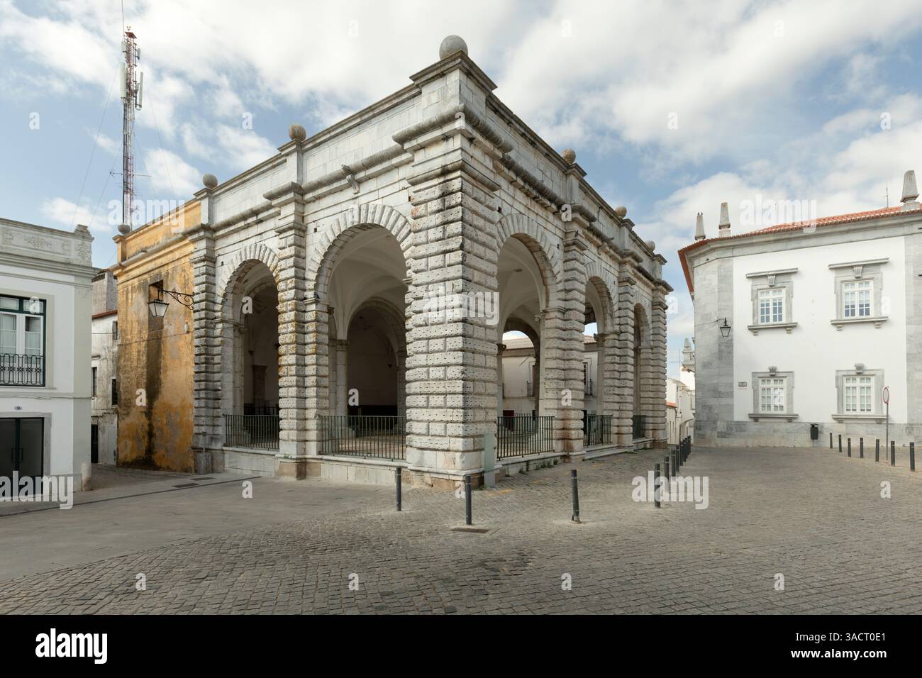 Die Kirche Igreja da Misericordia in Beja, Portugal Stockfoto
