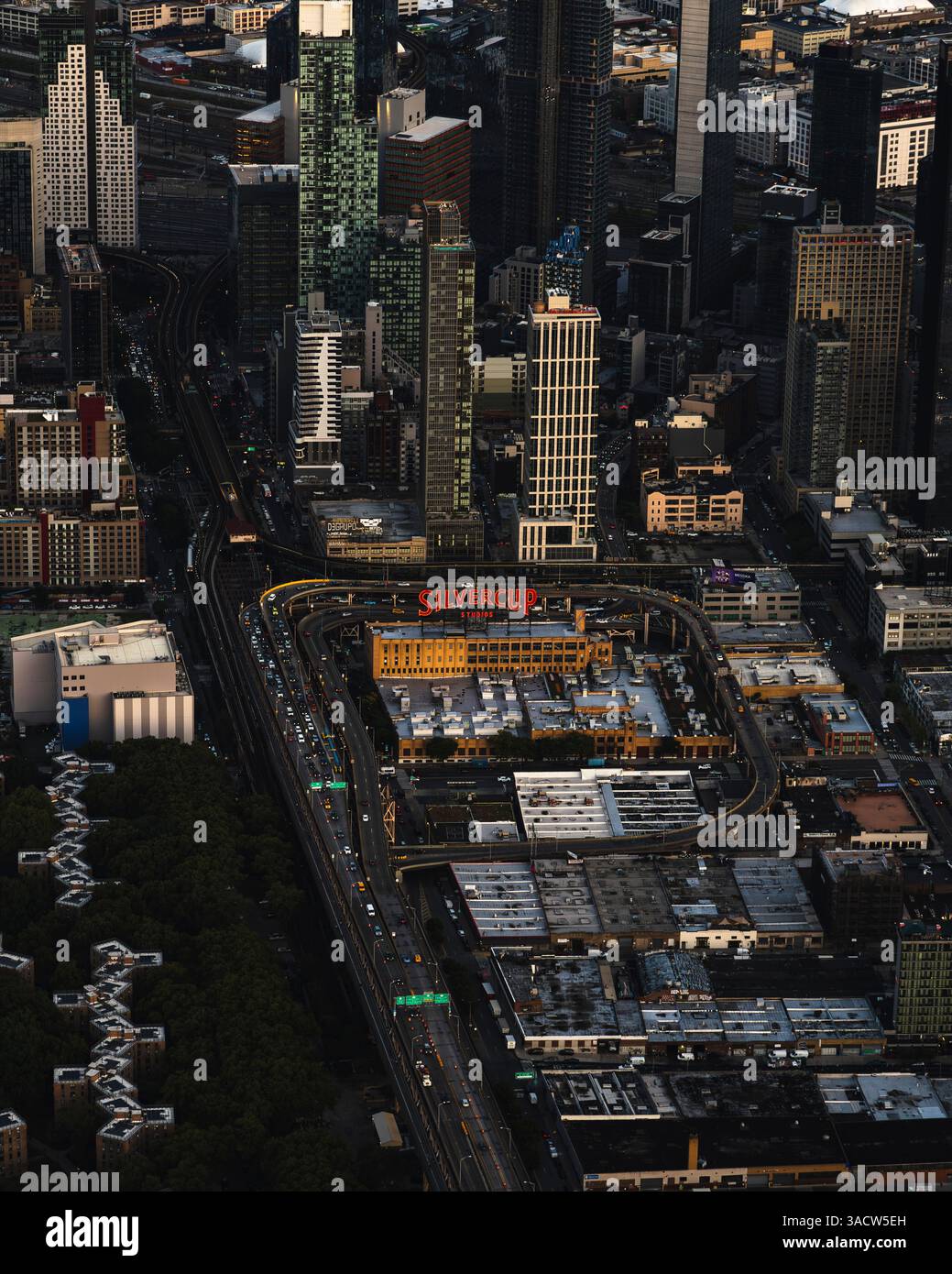 Silvercup Studios, Long Island City, New York City, USA Stockfoto
