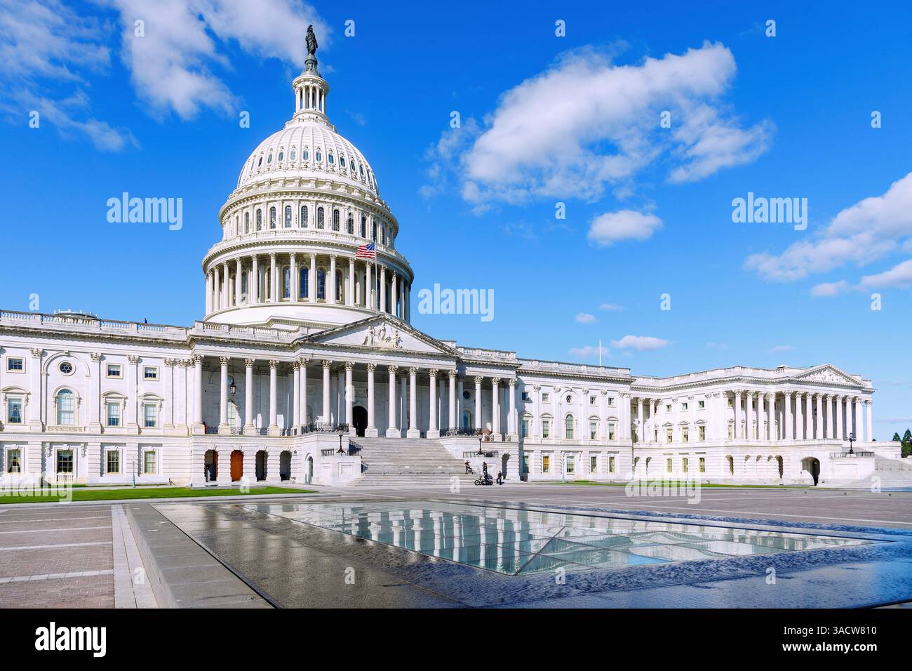 Kapitol der Vereinigten Staaten (U.S. Capitol Building, Capitol) in Washington DC, District of Columbia, USA Stockfoto