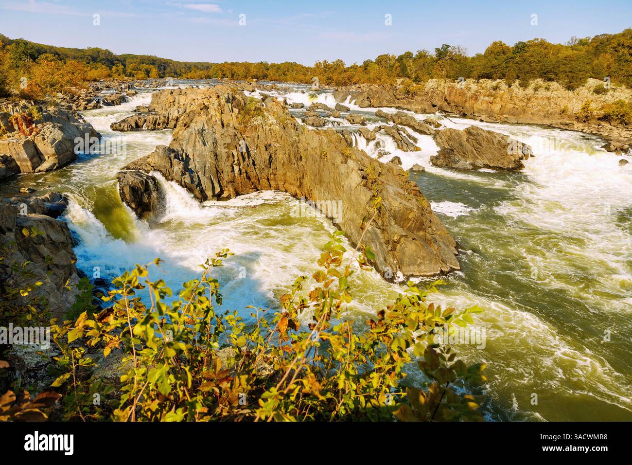 Great Falls im Great Falls Park, Fairfax County, Virginia, USA Stockfoto