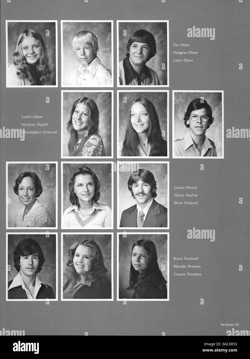 Das Tiger Yearbook 1977 der South High School zeichnet Ereignisse des Schuljahres 1976-1977 auf, wobei der Schwerpunkt auf Schüleraktivitäten, Lehrkörper, Sport und afroamerikanischen Errungenschaften in der Schulgemeinschaft liegt. Stockfoto
