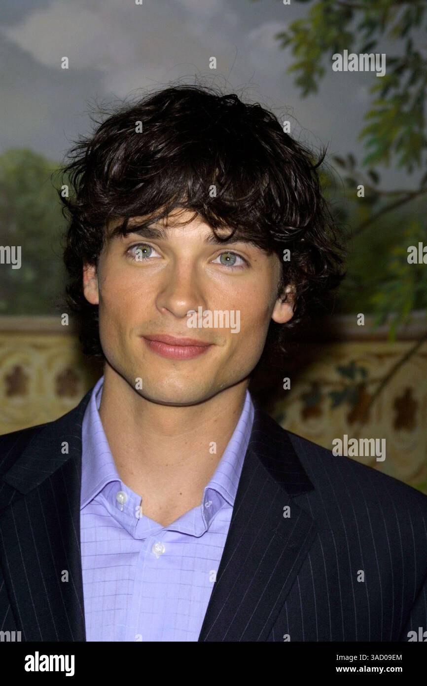 Mai 2001; New York, NY, USA; Schauspieler TOM WELLING „Smallville“ bei der WB-Vorschau für die Herbst-TV-Besetzungen. (Bild: Nancy Kaszerman/ZUMAPRESS.com) Stockfoto
