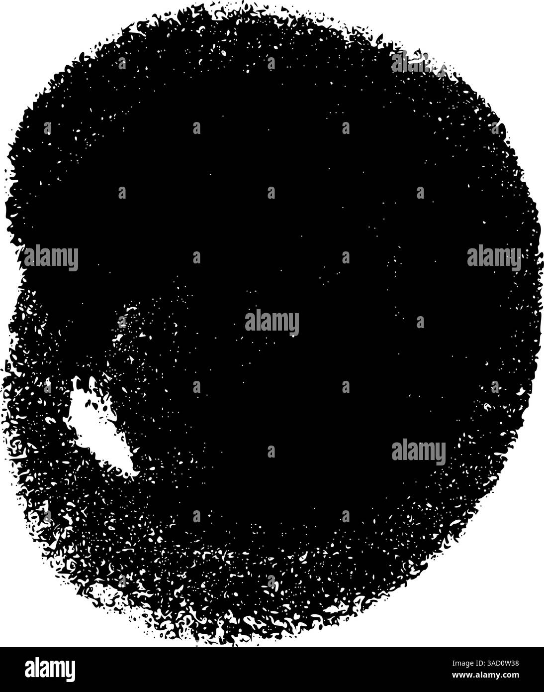 Handgekritzelte Kreidekreide mit pastellfarbener Textur. Malen Sie ovale Formen und Bleistiftstriche aus Wachs. Illustration des flachen Vektors auf weißem Hintergrund isoliert. Stock Vektor