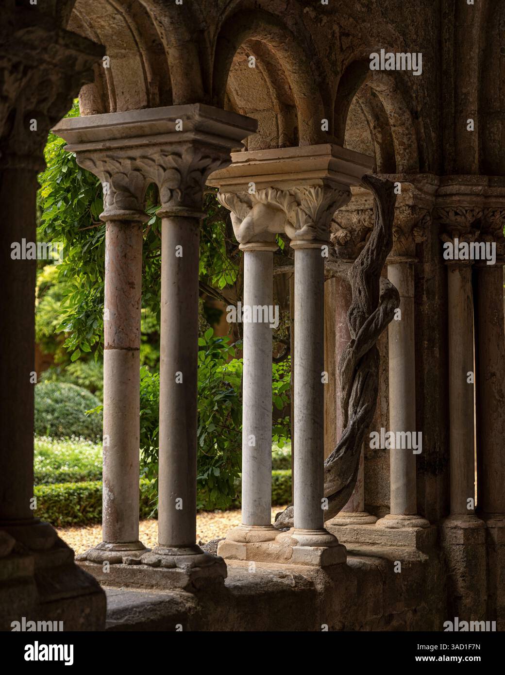 Fontfroide Abbey, Narbonne, Okzitanien, Frankreich. Stockfoto