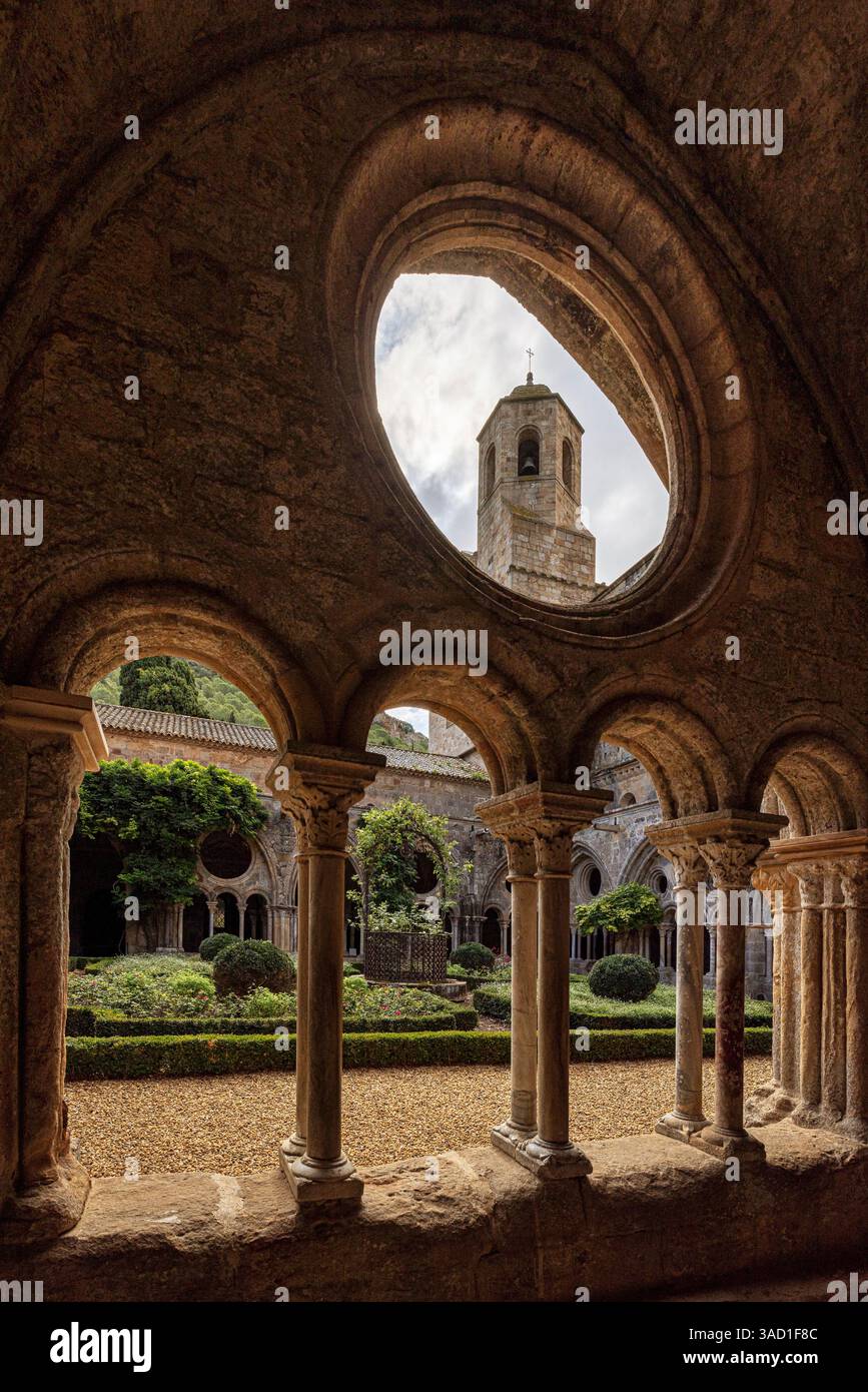 Fontfroide Abbey, Narbonne, Okzitanien, Frankreich. Stockfoto