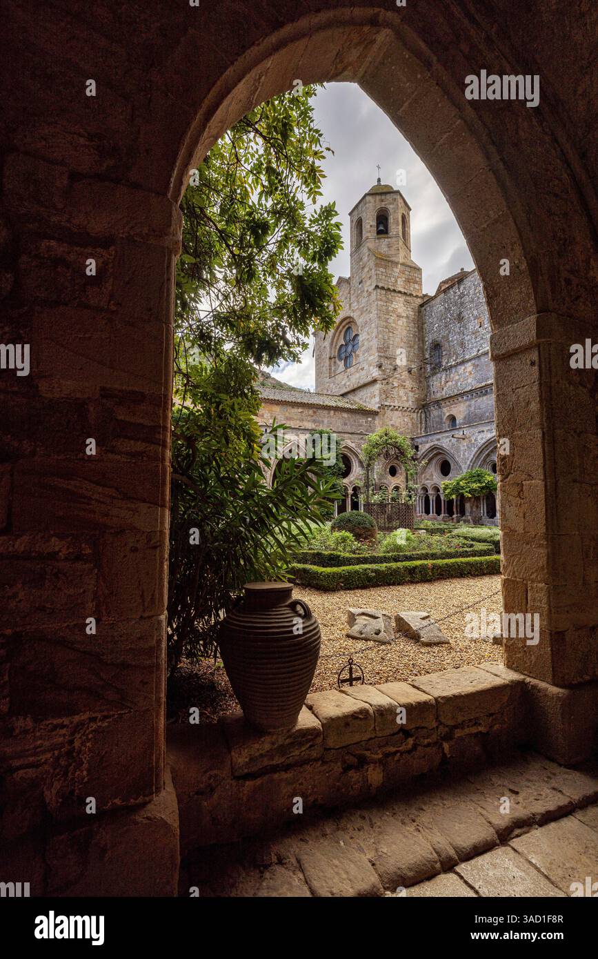 Fontfroide Abbey, Narbonne, Okzitanien, Frankreich. Stockfoto