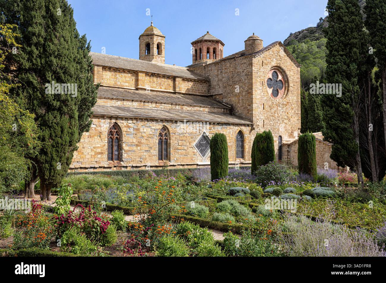 Fontfroide Abbey, Narbonne, Okzitanien, Frankreich. Stockfoto