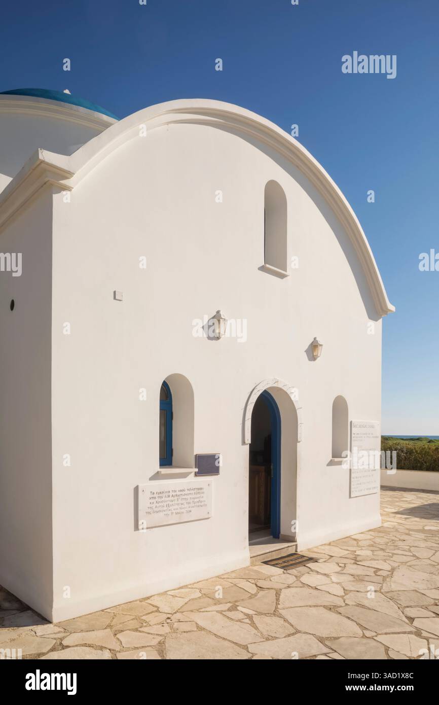 Zypern, Paphos, Geroskipou, St. Nikolaikirche Stockfoto
