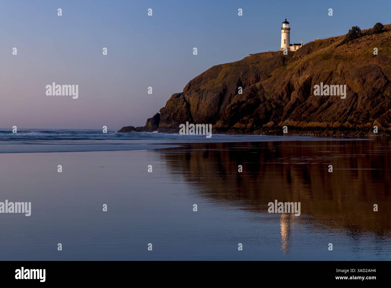 North Head Lighthouse im Cape Enttäuschung State Park im US-Bundesstaat Washington Stockfoto