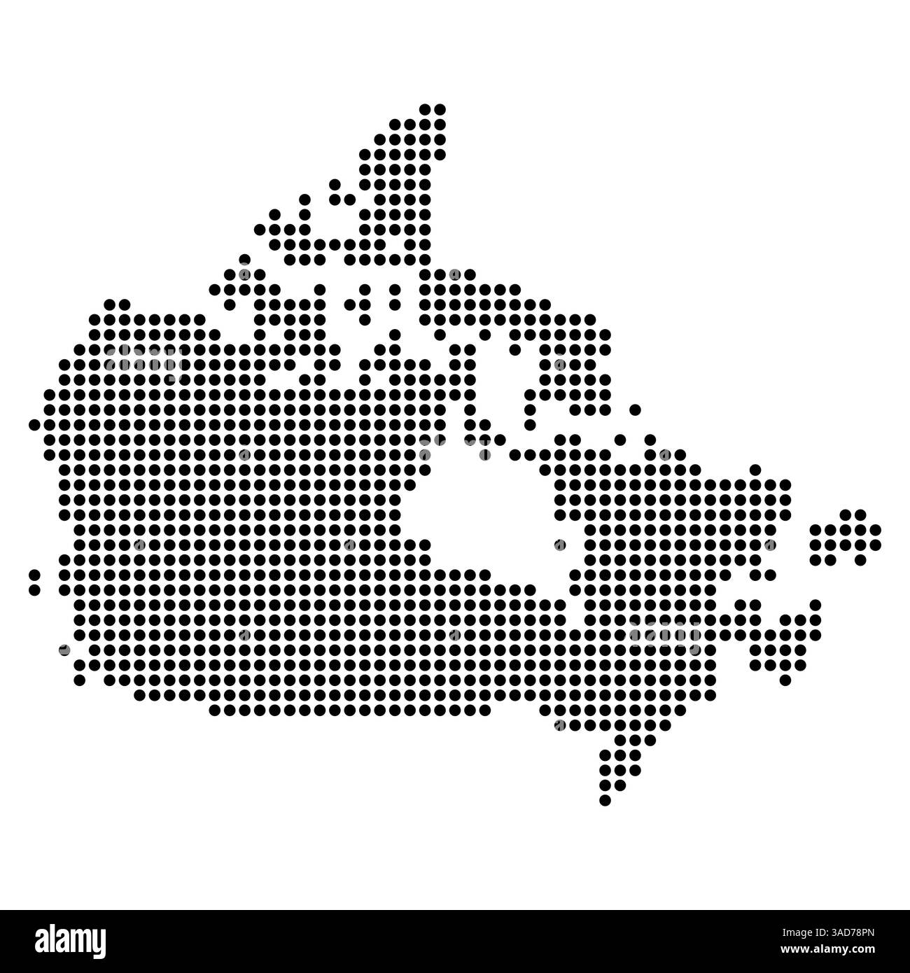 Kanada Karte Symbol Form, Reise Web flach Konzept Symbol Vektor Illustration . Stock Vektor