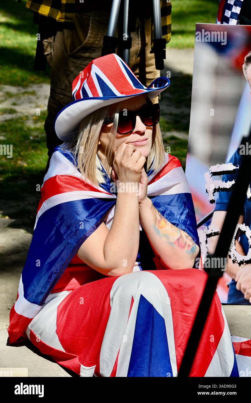 London, Großbritannien. Die britische Independence Party demonstriert die Two Tier Police gegenüber der Downing Street. Quelle: michael melia/Alamy Live News Stockfoto