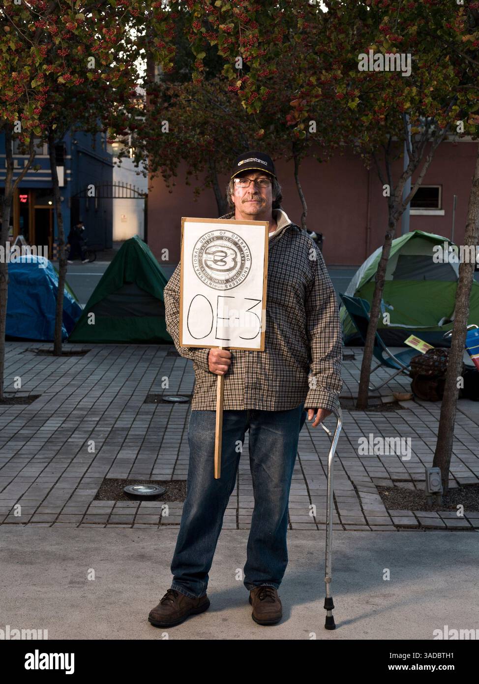 9. November 2011 - San Jose, Kalifornien, USA - CAPTAIN HOOK bei Occupy San Jose. (Kreditbild: © David I. Gross/zReportage.com/ZUMA) Stockfoto