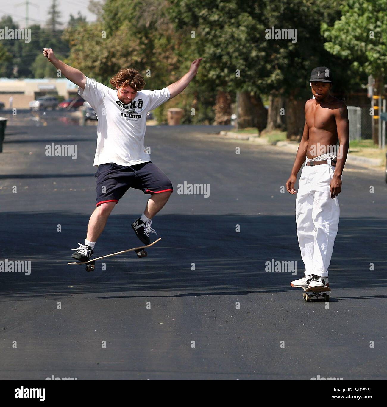 Casey Christie / Der Kalifornier. Brad Miller, links, und Eric Greenwood, (Credit Image: The Bakersfield Californian/ZUMAPRESS.com) Stockfoto