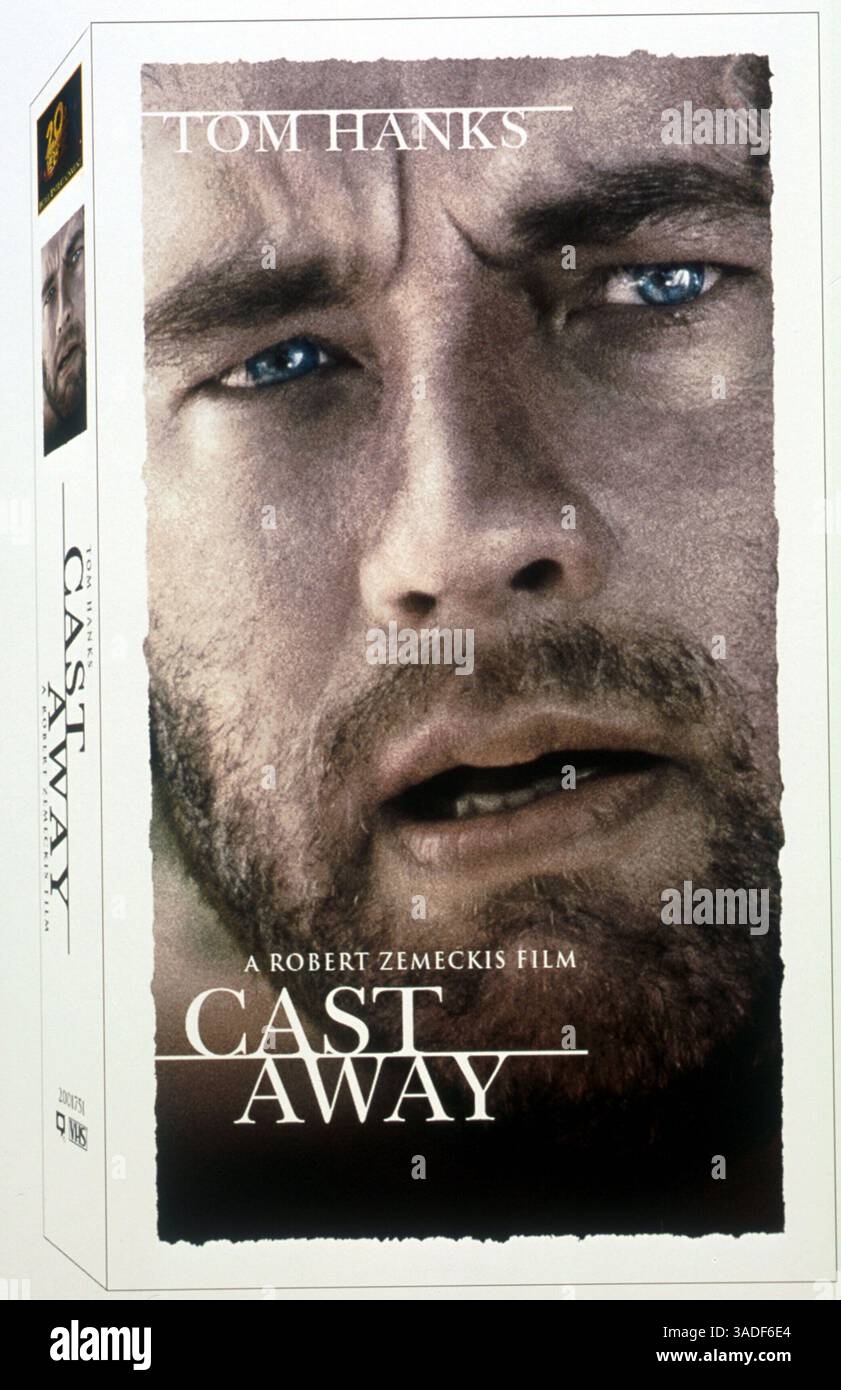 April 2001; Hollywood, Kalifornien, USA; die Videoveröffentlichung des Fox-Bildes „Cast Away“ mit TOM HANKS in der Hauptrolle. (Kreditbild: Auto Images/ZUMAPRESS.com) Stockfoto
