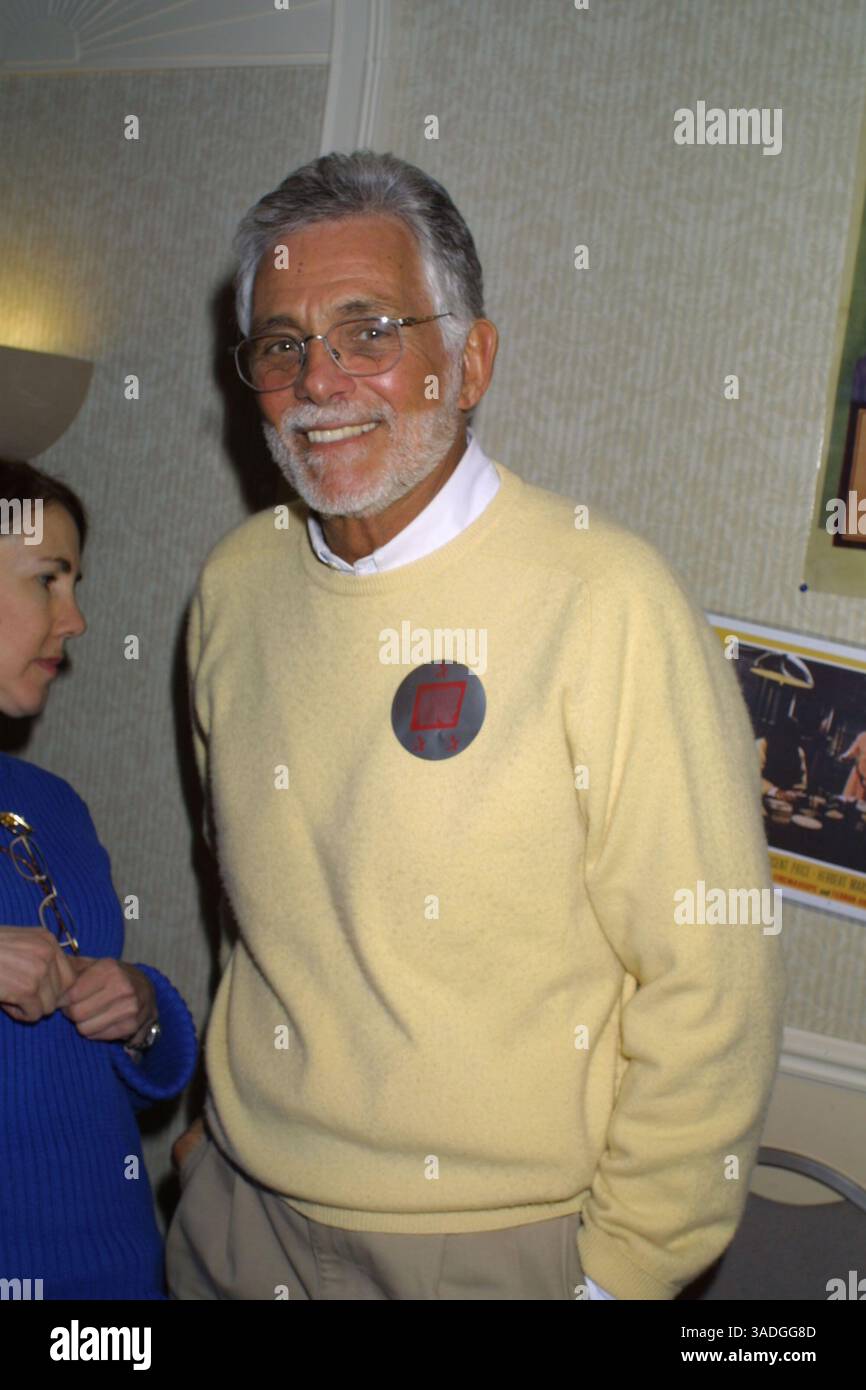 Januar 2002; Hollywood, Kalifornien, USA; Schauspieler DAVID HEDISON bei Ray Court's Collector Show in North Hollywood im Beverly Garland Hotel. (Bild: David Keeler/ZUMAPRESS.com) Stockfoto