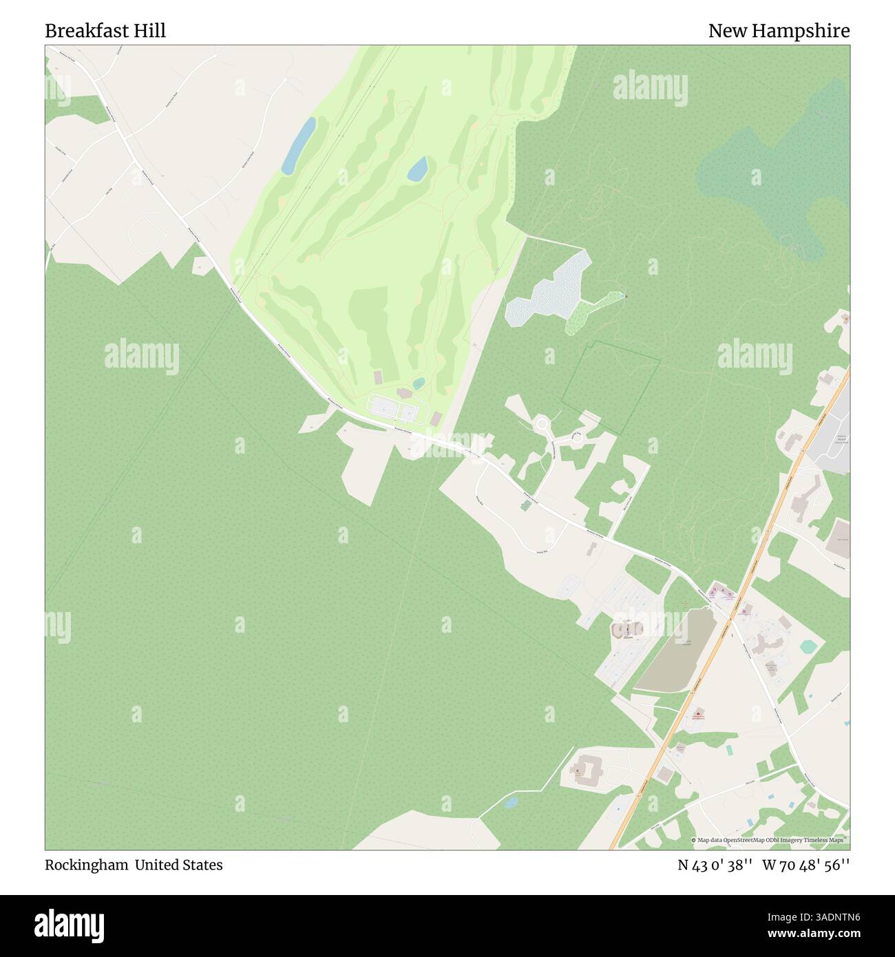 Breakfast Hill, Rockingham, USA, New Hampshire, N 43 0' 38'', W 70 48 ...