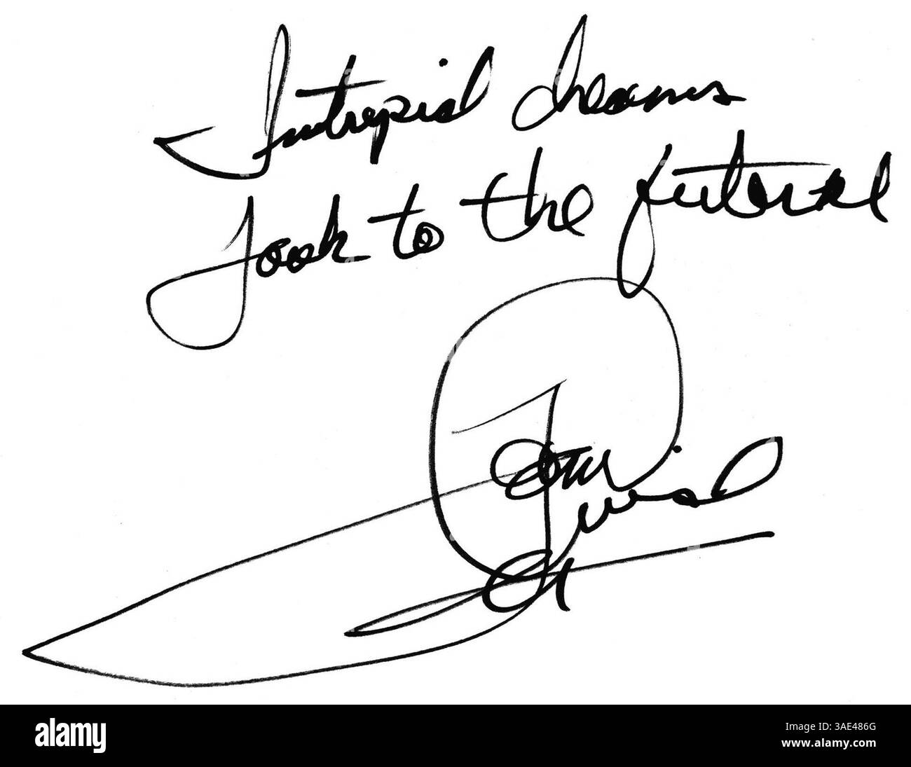 Dezember 2001; Madrid, SPANIEN; nur Verkauf in den USA! Schauspieler TOM CRUISE schreibt „Intrepid Dreams Look to the Future“ für ALISTAIR MORRISONS Fotoausstellung „REFLECT“. Erlöse kommen bedürftigen Kindern zugute. (Kreditbild: Remi Agency/ZUMAPRESS.com) Stockfoto