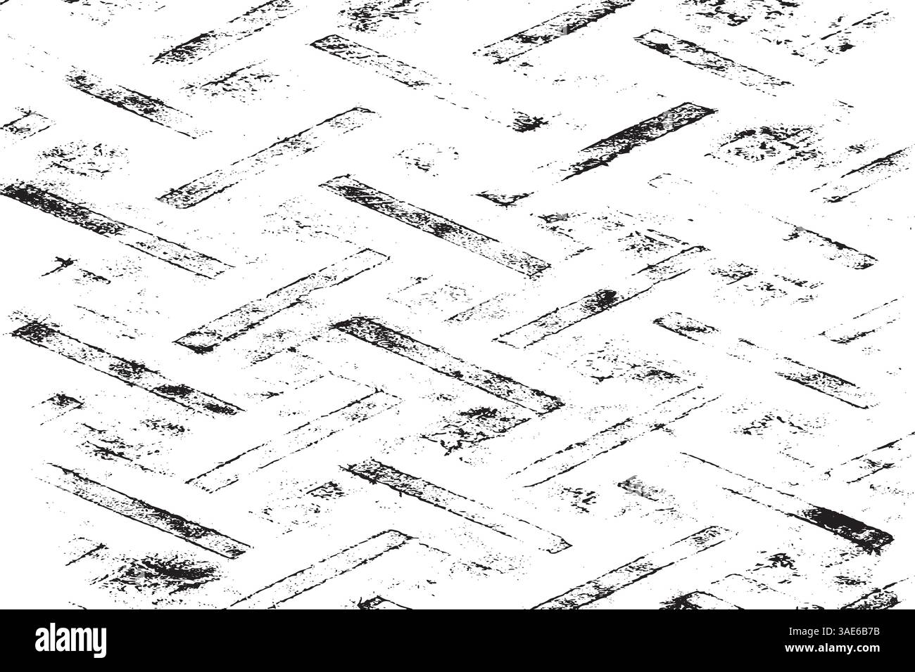 Alte Grunge verwitterte Wand Hintergrund. Abstrakter Hintergrund mit Rissen, Flecken und Flecken. Beschädigte antike Oberfläche Stock Vektor