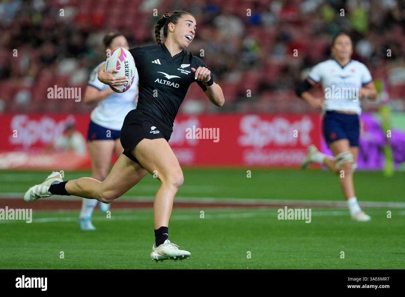 April 2025; Singapore National Stadium, Singapur; HSBC International Rugby Sevens Singapore Day 2; Stockfoto