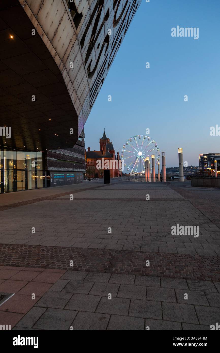 Millennium Centre, Cardiff Bay, Wales. Großbritannien Stockfoto
