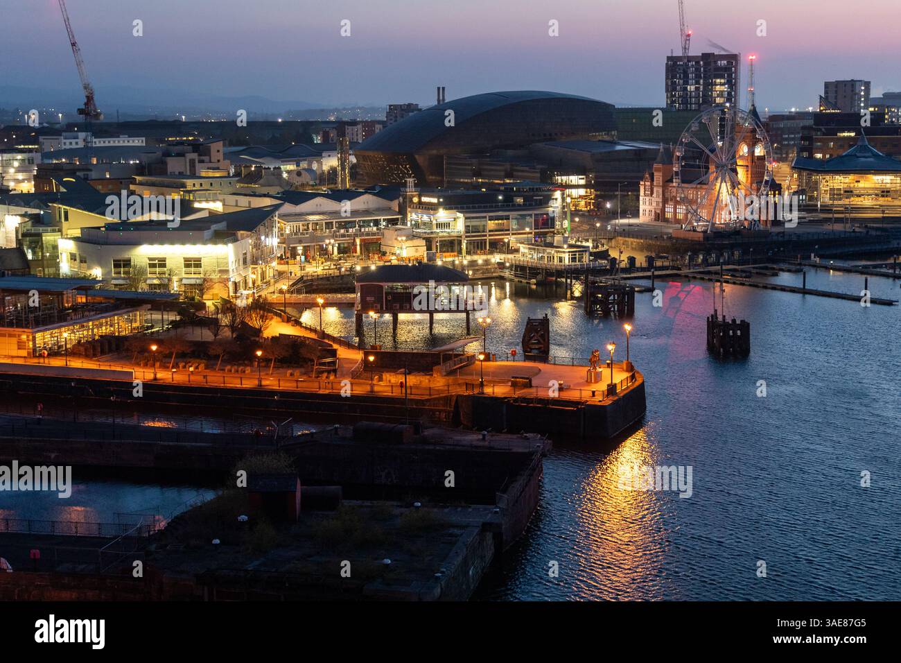 Mermaid Quay, Cardiff Bay, Wales Stockfoto