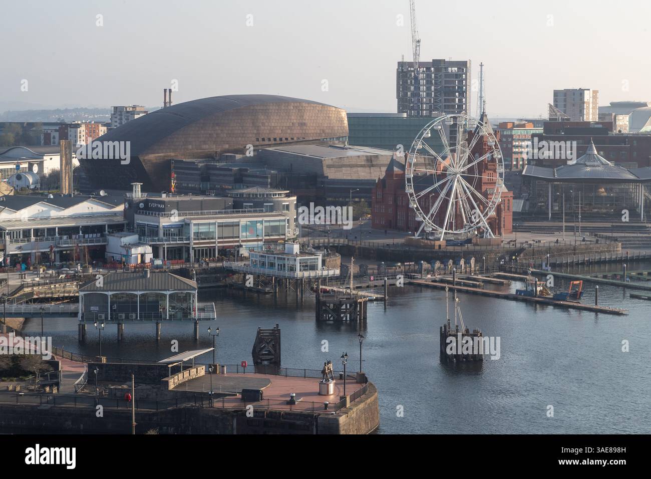 Mermaid Quay, Cardiff Bay, Wales Stockfoto