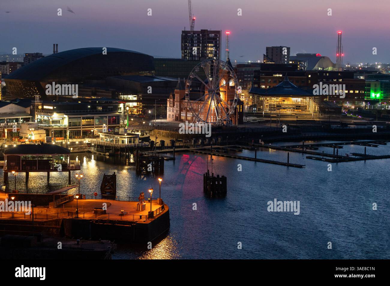 Mount Stuart Graving Docks, Cardiff Bay, Wales. UK Stockfoto